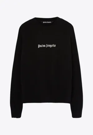 Logo-Embroidered Crewneck Sweater