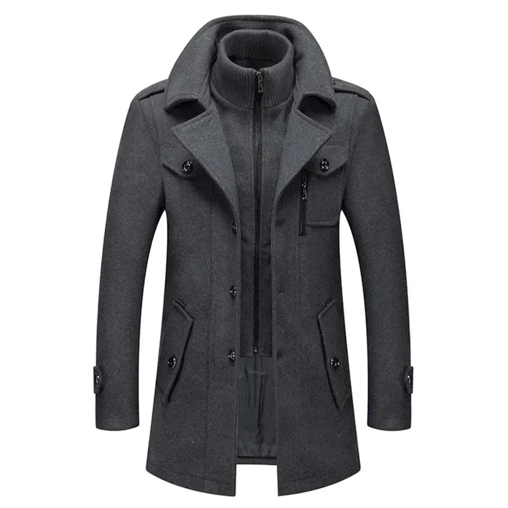 Longline Coat – Tailored Fit – Elegant Winter Style