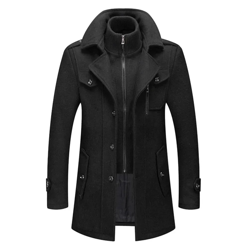 Longline Coat – Tailored Fit – Elegant Winter Style