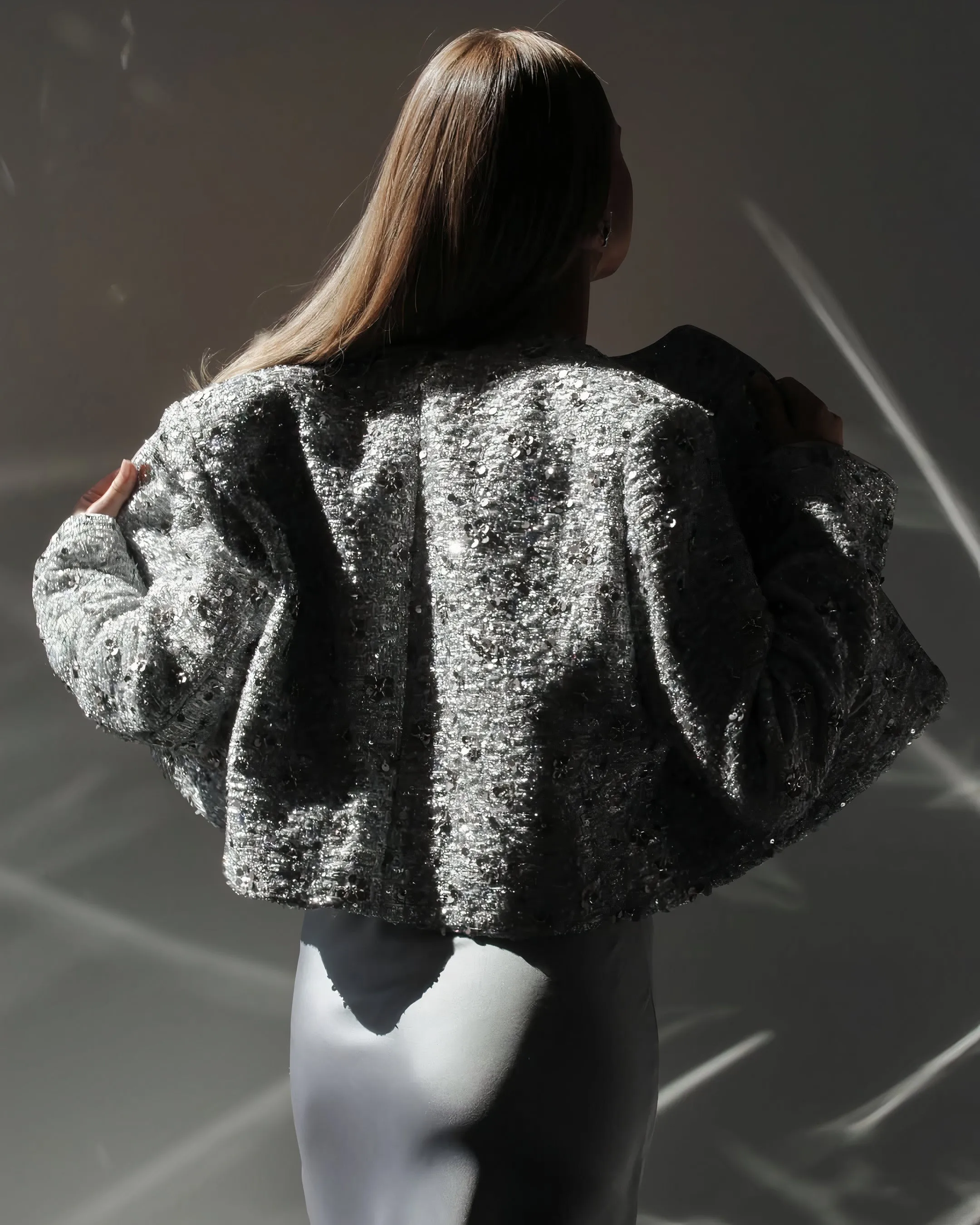 Luna Glimmer Sequin Jacket
