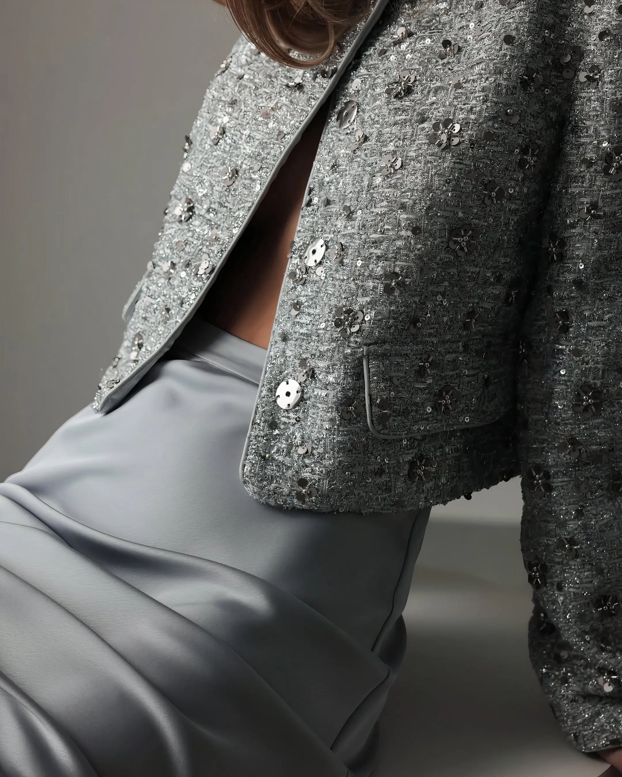 Luna Glimmer Sequin Jacket