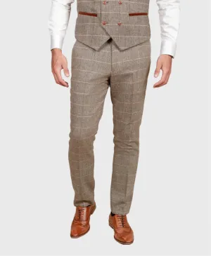 Marc Darcy Dx7 Trousers Tan