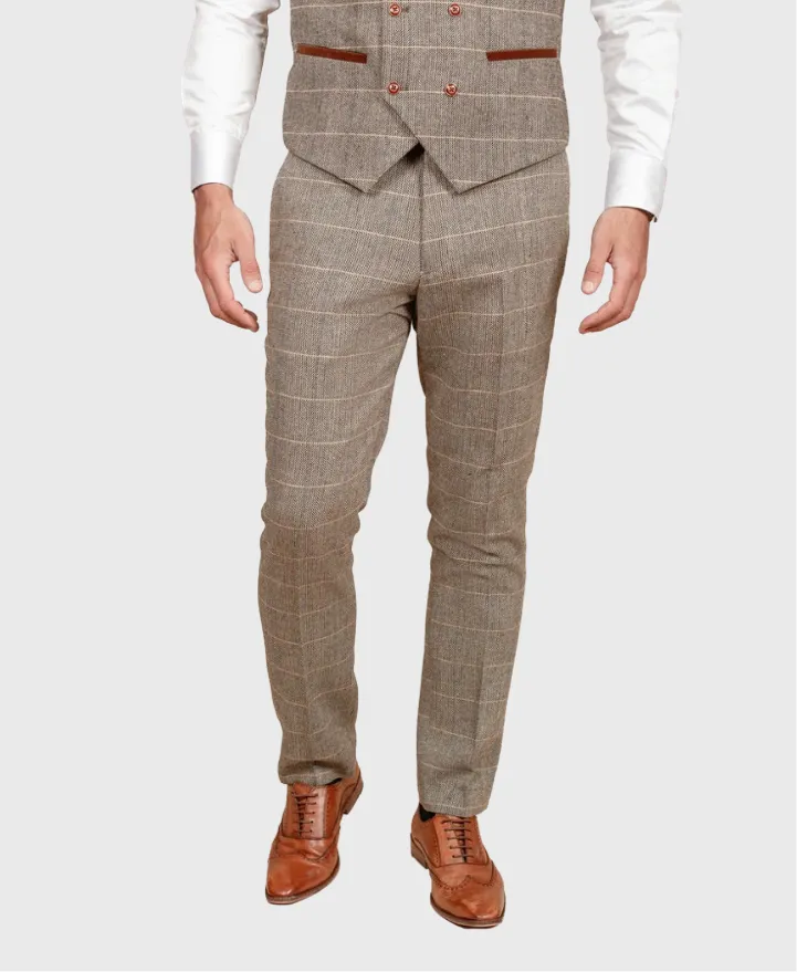 Marc Darcy Dx7 Trousers Tan