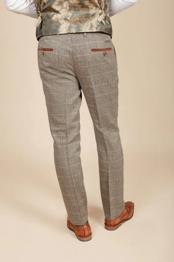 Marc Darcy Dx7 Trousers Tan