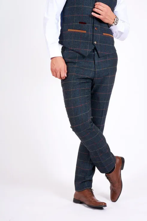 Marc Darcy Eton Trousers Navy