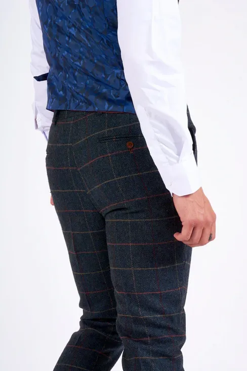 Marc Darcy Eton Trousers Navy