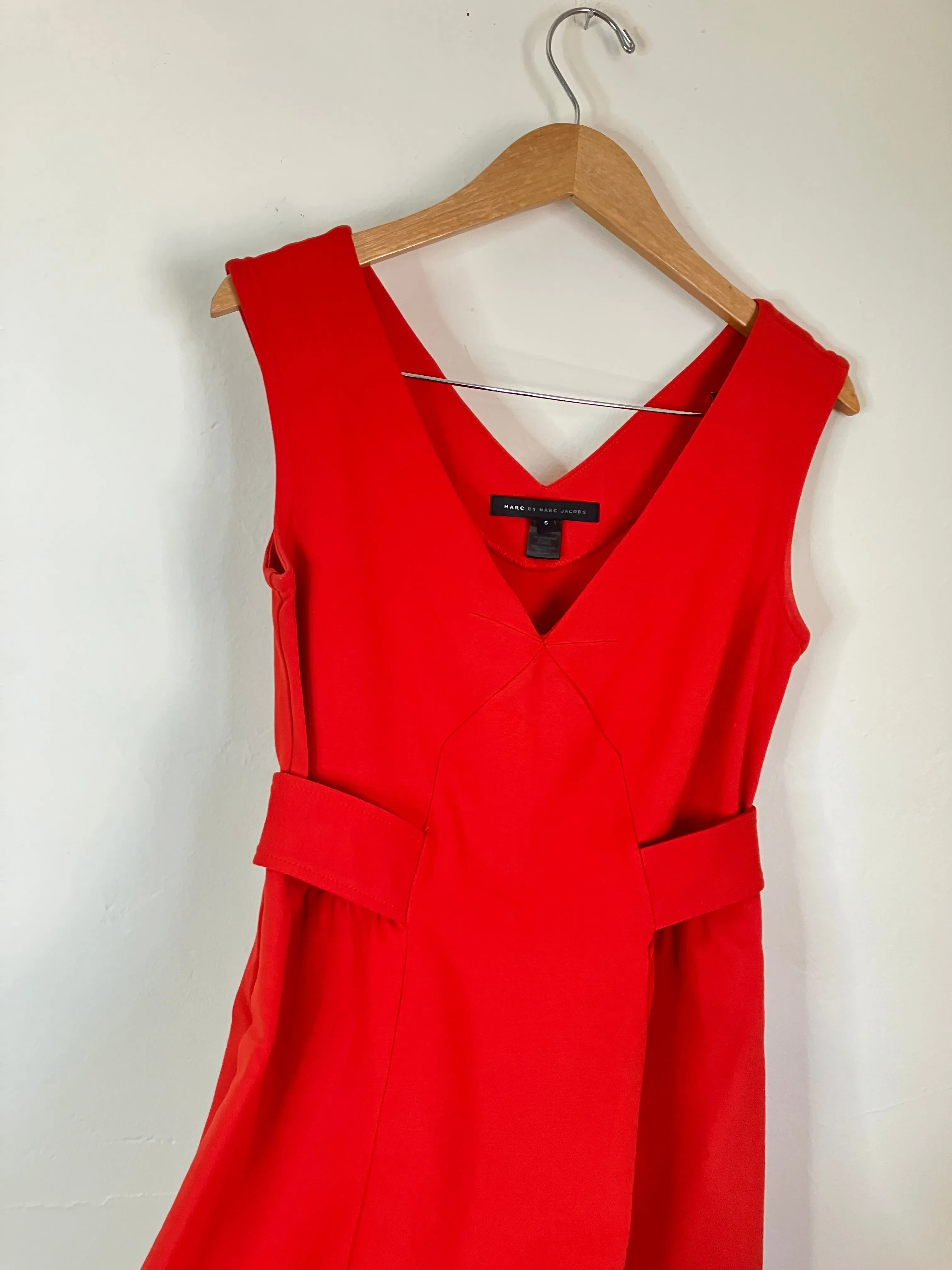 Marc Jacobs Blood Orange Sleeveless Dress