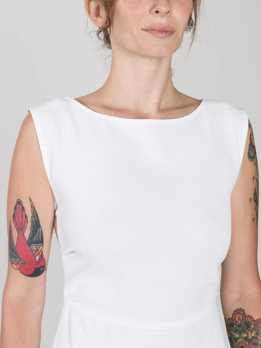 medina dress - white