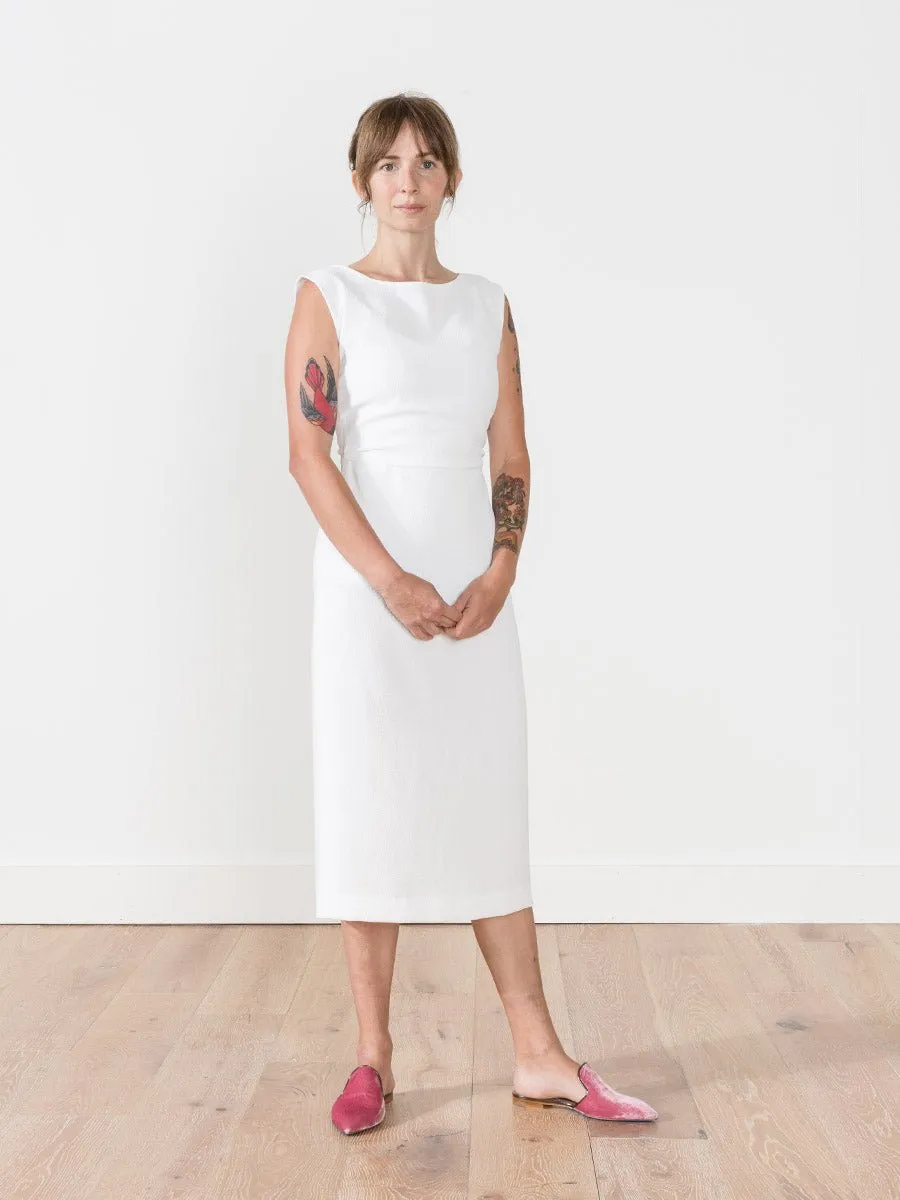 medina dress - white