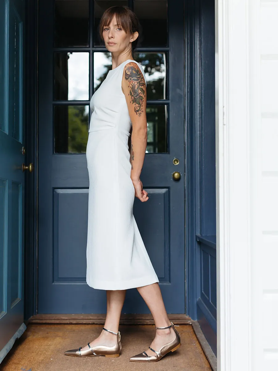 medina dress - white