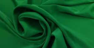 Medium Weight Stretch Satin Emerald