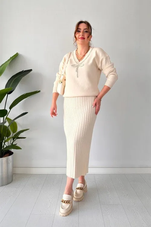 Megan | Cashmere & Merino Wool 2-Piece Set