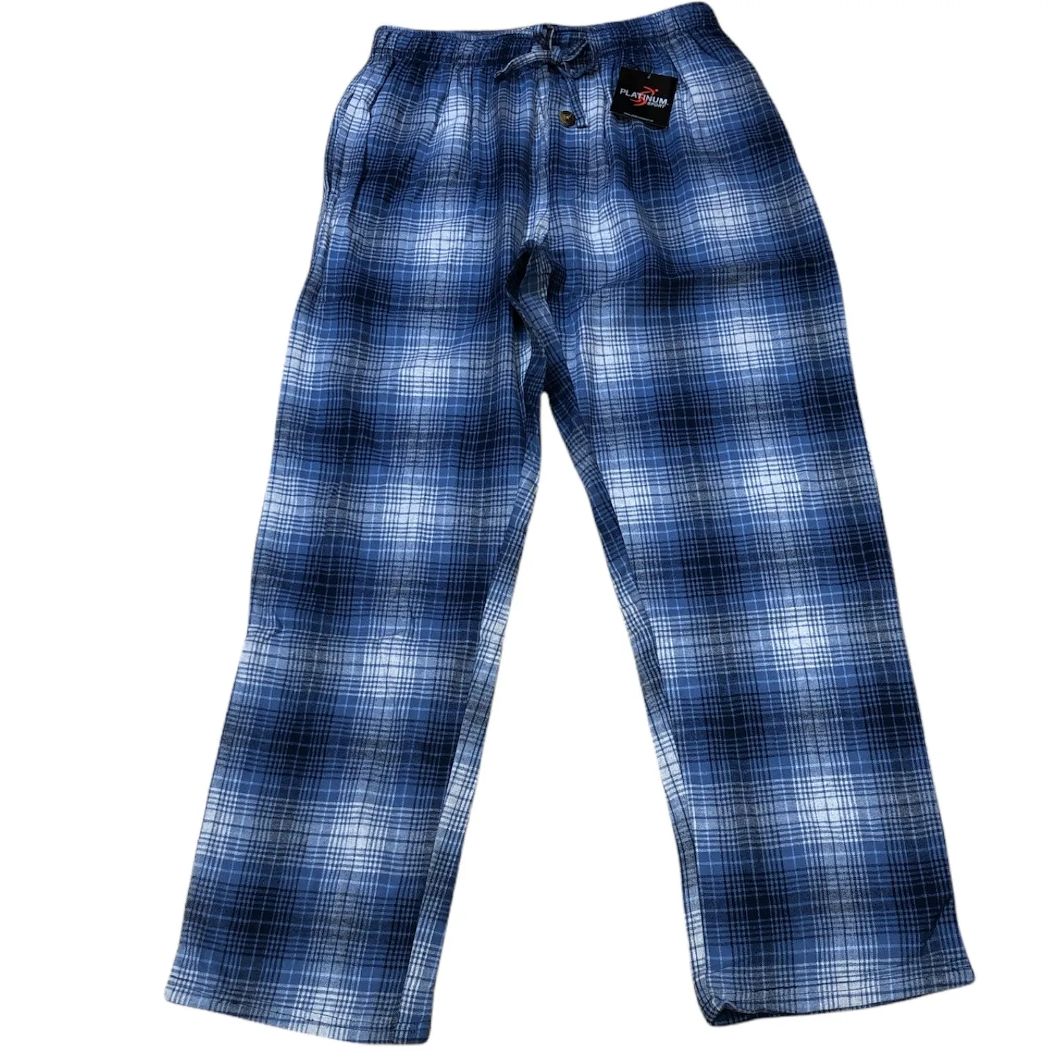 Men's 100% Cotton Flannel Plaid Sleep Pants