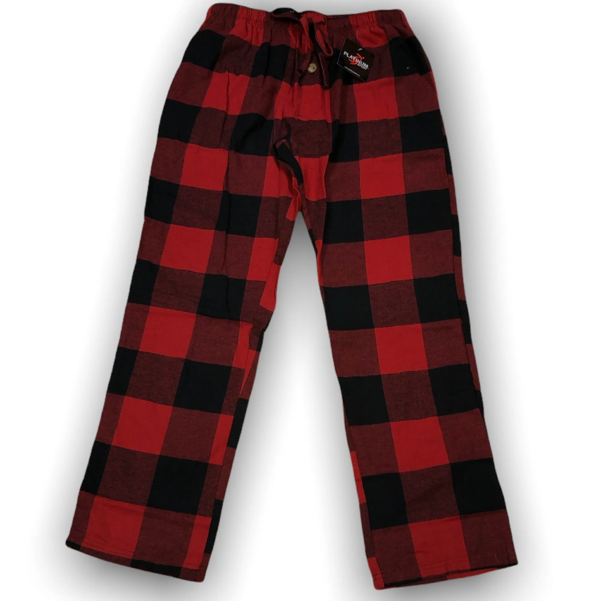 Men's 100% Cotton Flannel Plaid Sleep Pants