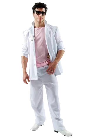 Mens James Crockett Miami Vice Costume