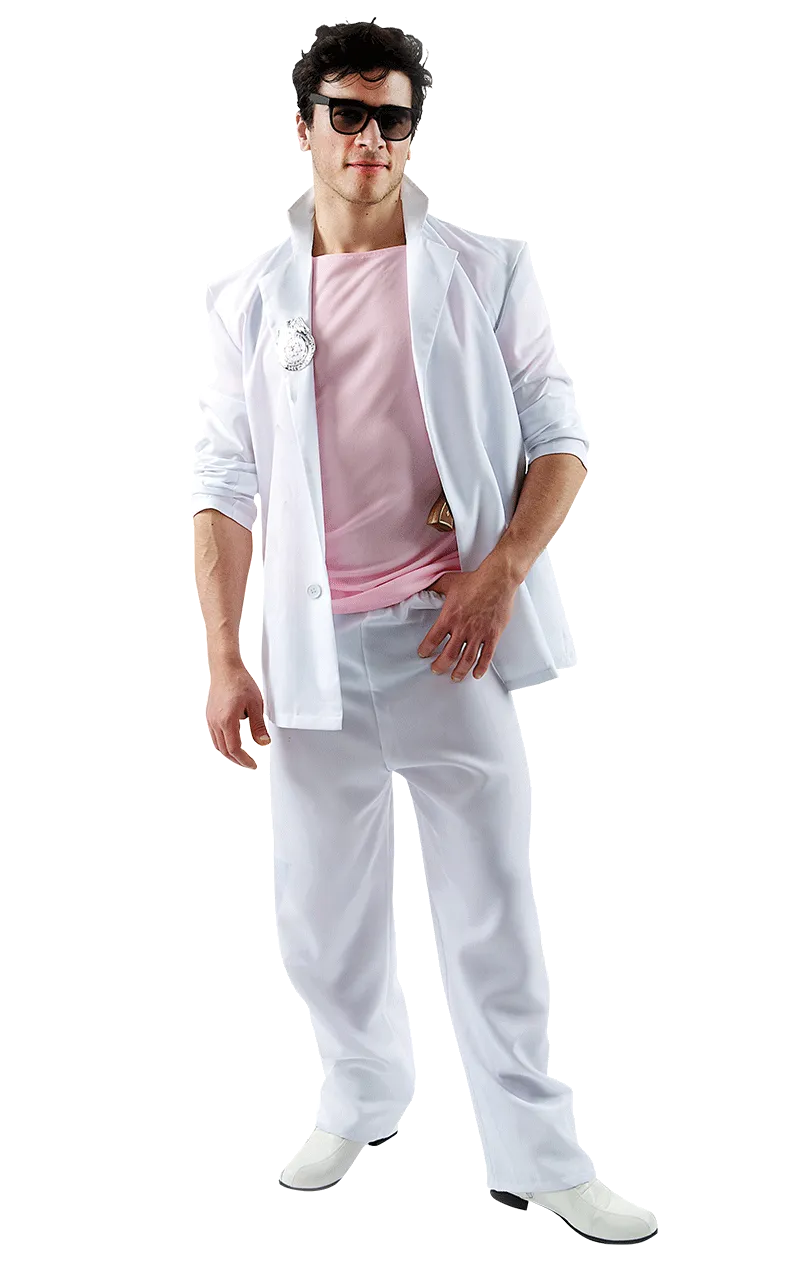 Mens James Crockett Miami Vice Costume