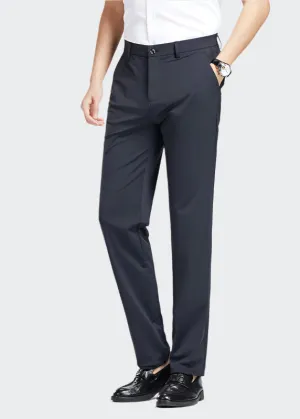 Men's Premium 4-Way Stretch Suit Pants | Wrinkle-Resistant Business Trousers