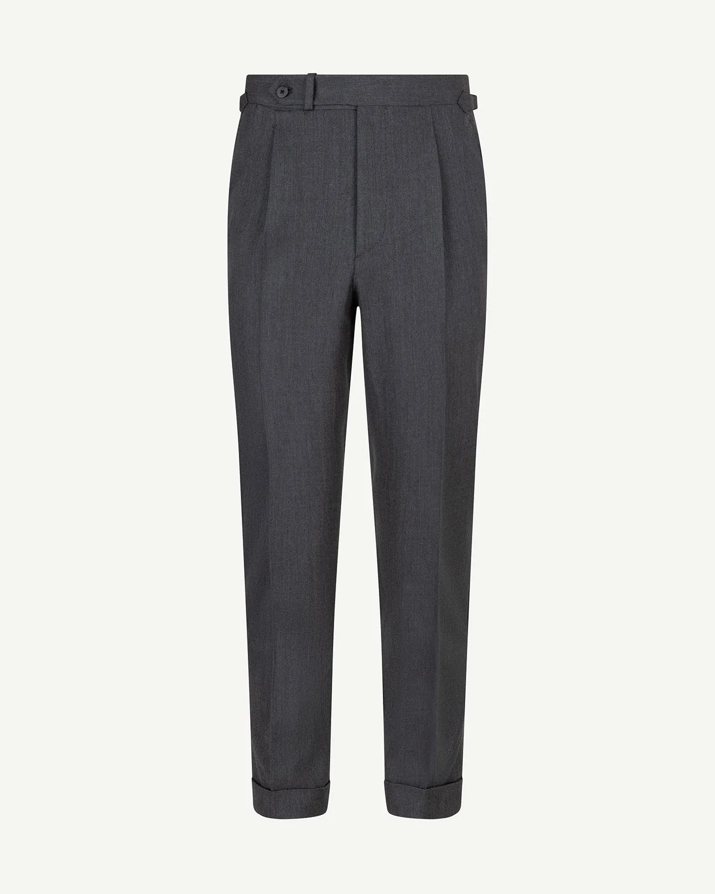 Mid Grey Cavalry Twill Trousers
