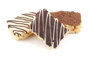 Mini Chocolate Covered Rice Krispies Treats - 12 pcs