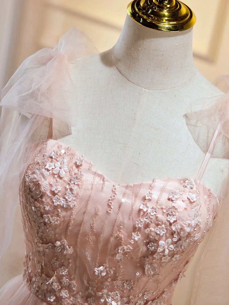 Mini/Short Pink Prom Dresses, Pink Homecoming Dresses With Beading Sequin