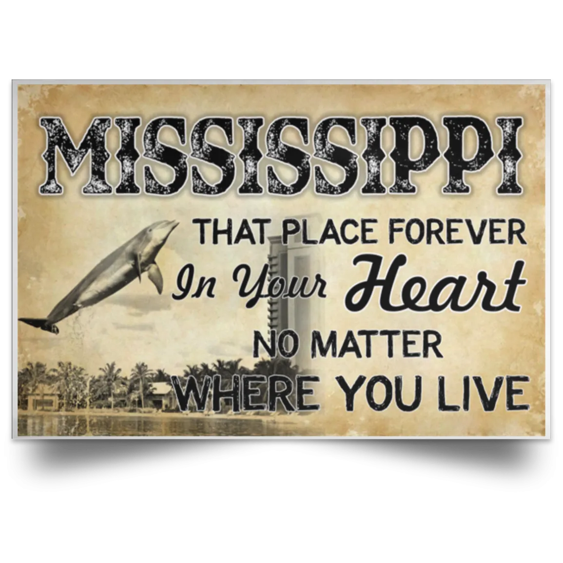 Mississippi That Place Forever In Your Heart Poster