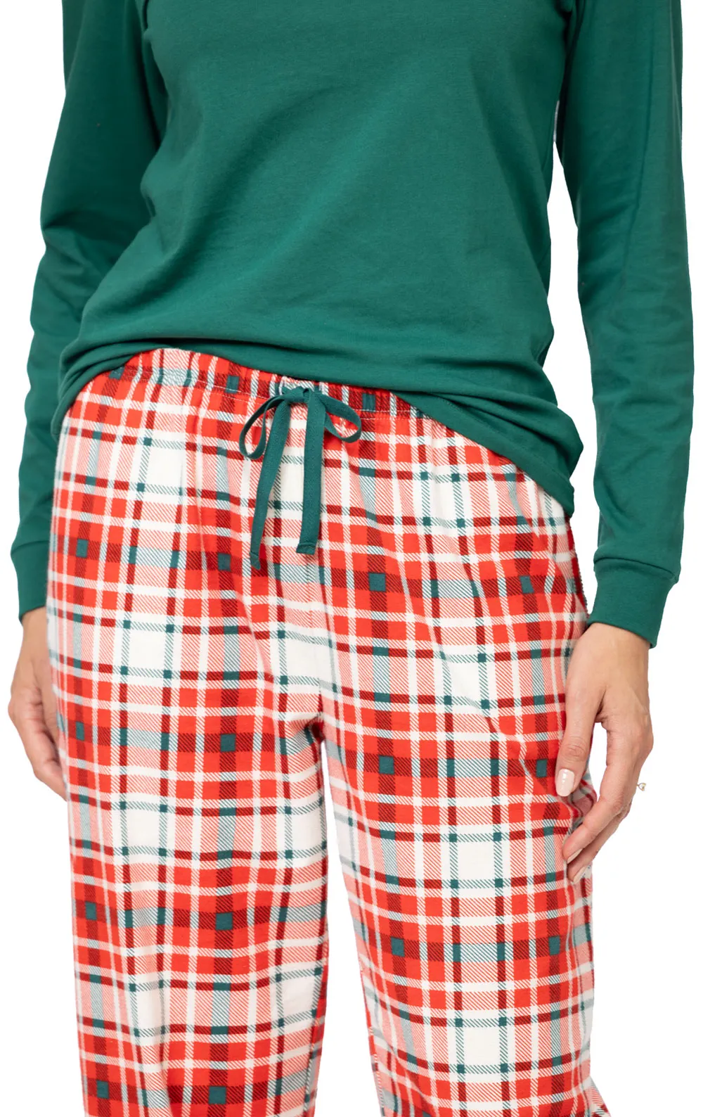 Modern Plaid Pullover Pajamas