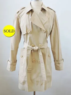 Moncler Double Breasted Trench Coat Size 3 (L Us)