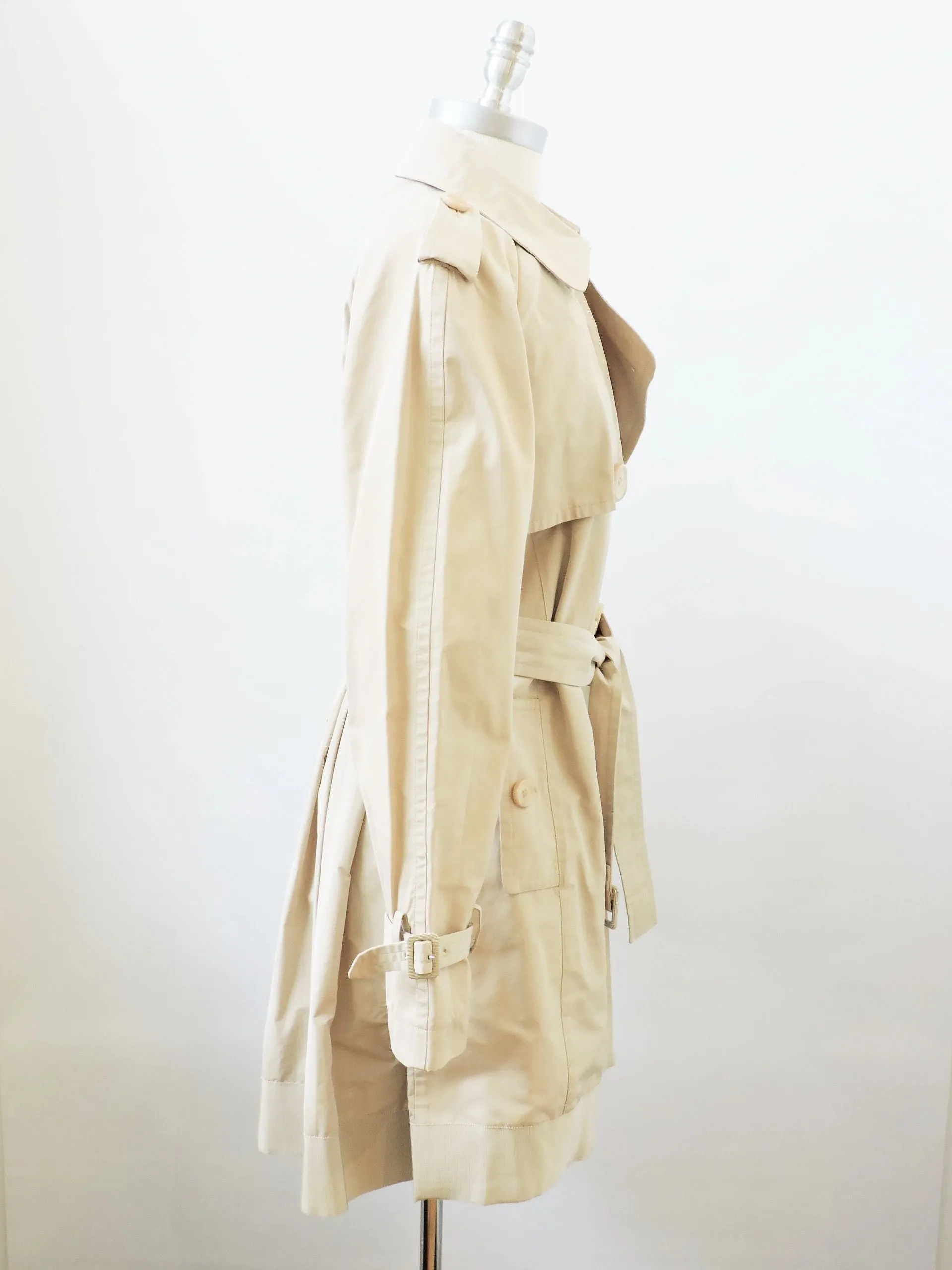 Moncler Double Breasted Trench Coat Size 3 (L Us)
