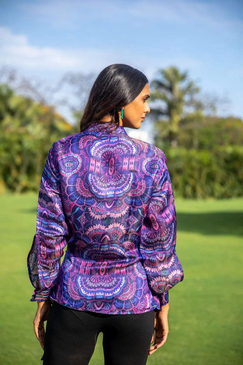 Neon Nova Tie-up Shirt