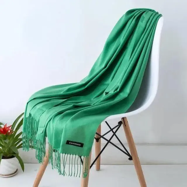 New Stylish Winter Scarf For Ladies Shawls And Wraps Neck Scarves Women Female Stoles Casual Wear Pashmina Scarf and Shawl Soft Women Pashminas