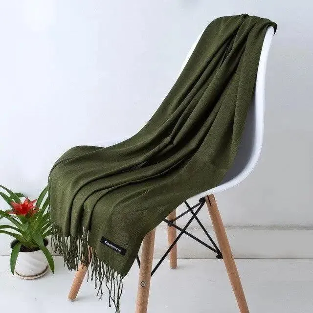 New Stylish Winter Scarf For Ladies Shawls And Wraps Neck Scarves Women Female Stoles Casual Wear Pashmina Scarf and Shawl Soft Women Pashminas
