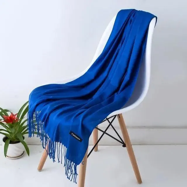New Stylish Winter Scarf For Ladies Shawls And Wraps Neck Scarves Women Female Stoles Casual Wear Pashmina Scarf and Shawl Soft Women Pashminas