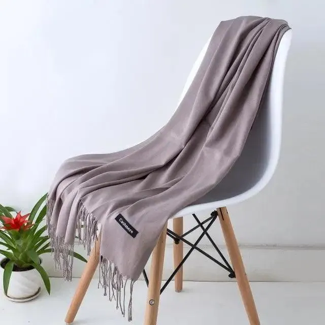 New Stylish Winter Scarf For Ladies Shawls And Wraps Neck Scarves Women Female Stoles Casual Wear Pashmina Scarf and Shawl Soft Women Pashminas