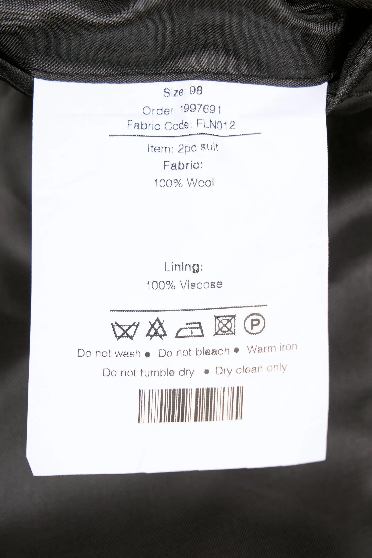 New SUITREVIEW Elmhurst Black Light Flannel Wide Peak Tuxedo - Size 40L, 42R (Other Sizes Special Order)