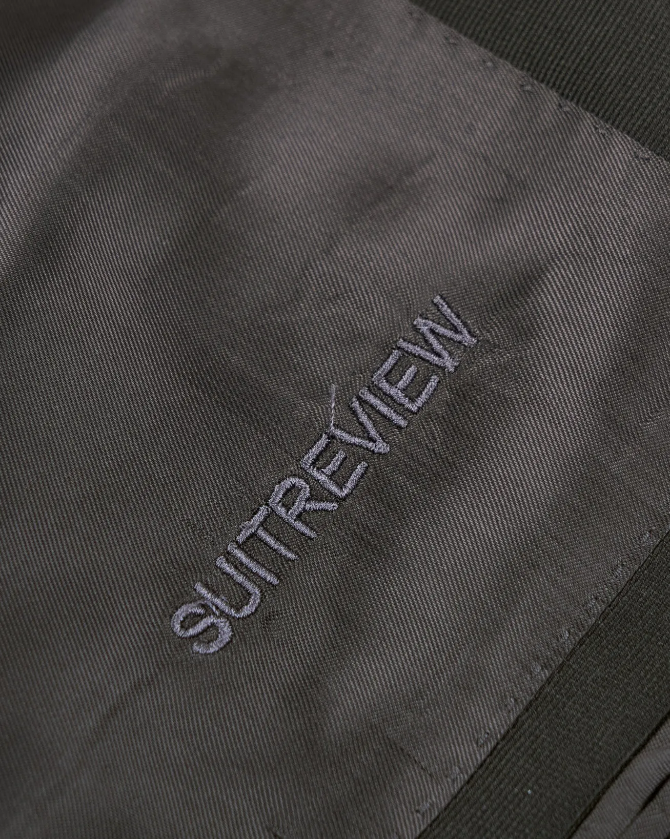 New SUITREVIEW Elmhurst Black Light Flannel Wide Peak Tuxedo - Size 40L, 42R (Other Sizes Special Order)