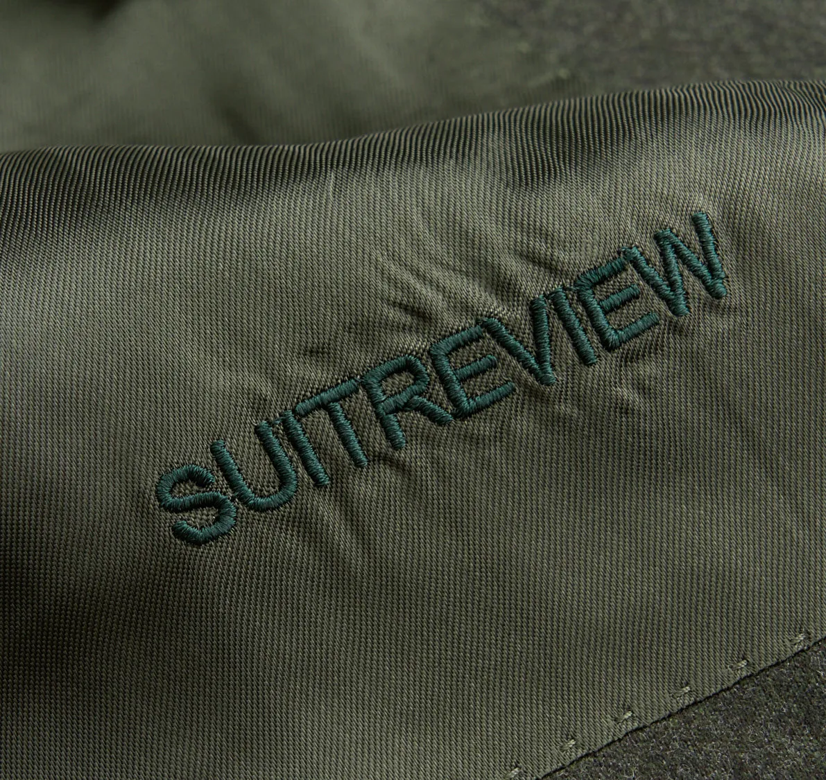 New SUITREVIEW Elmhurst Forest Green Pure Wool Flannel DB Suit - Size 44S (Flat Front) (FINAL SALE)
