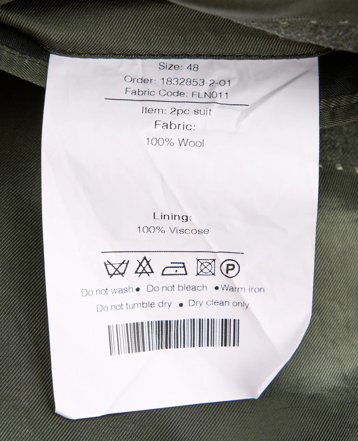 New SUITREVIEW Elmhurst Forest Green Pure Wool Flannel DB Suit - Size 44S (Flat Front) (FINAL SALE)