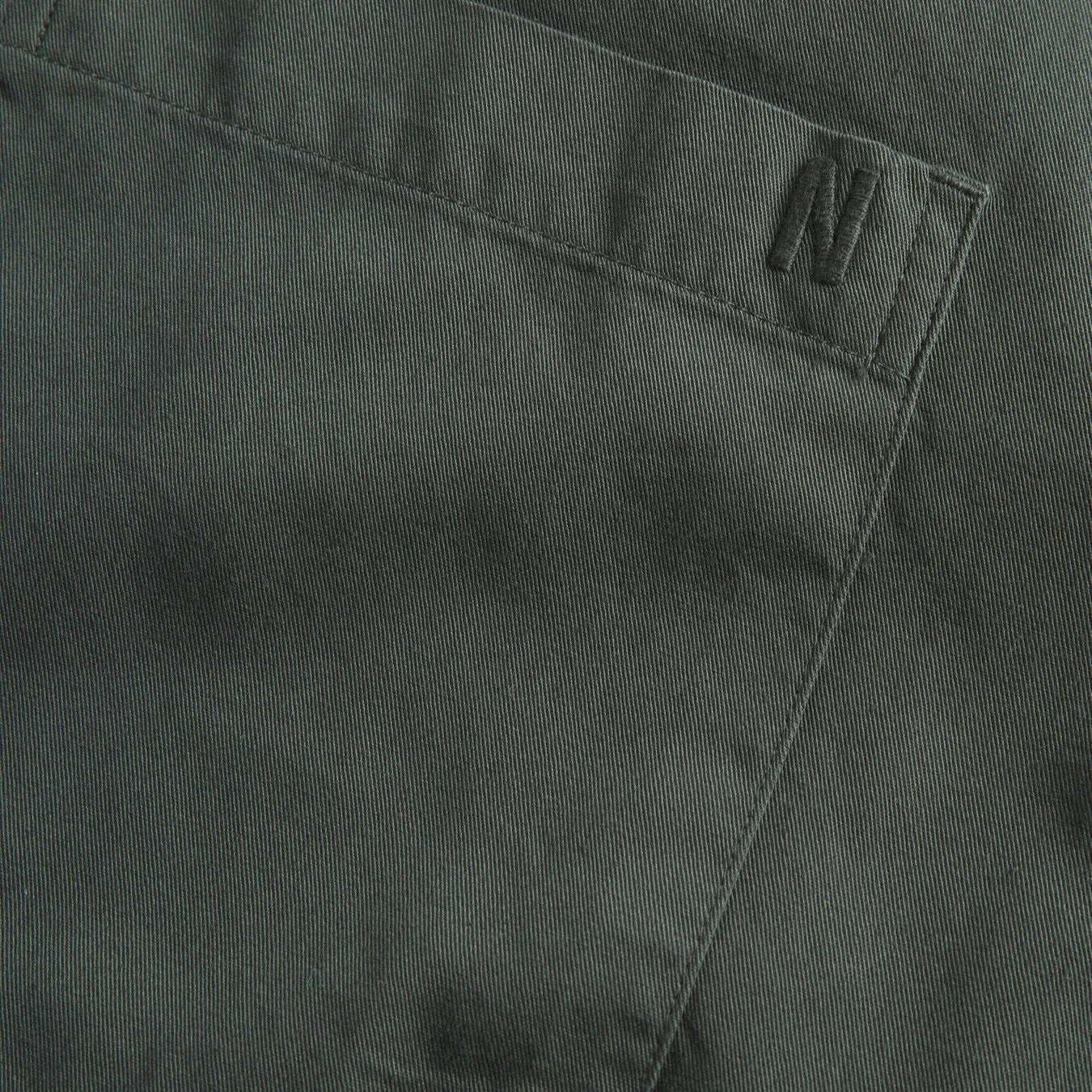 Norse Projects Algot Twill Shirt Black Olive