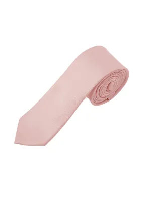 NZ Bridal Blush Satin Skinny Tie Men's Wedding Accessories