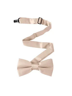NZ Bridal Champagne Satin Bow Tie Men Wedding Accessories