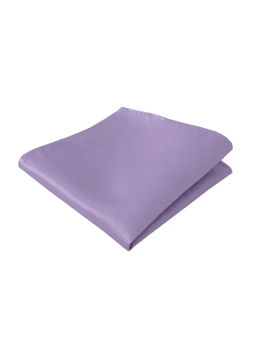 NZ Bridal Dusty Purple Satin Pocket Square Men's Wedding Accessories