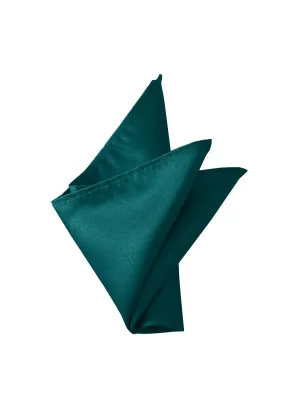 NZ Bridal Peacock Satin Pocket Square Men's Wedding Accessories