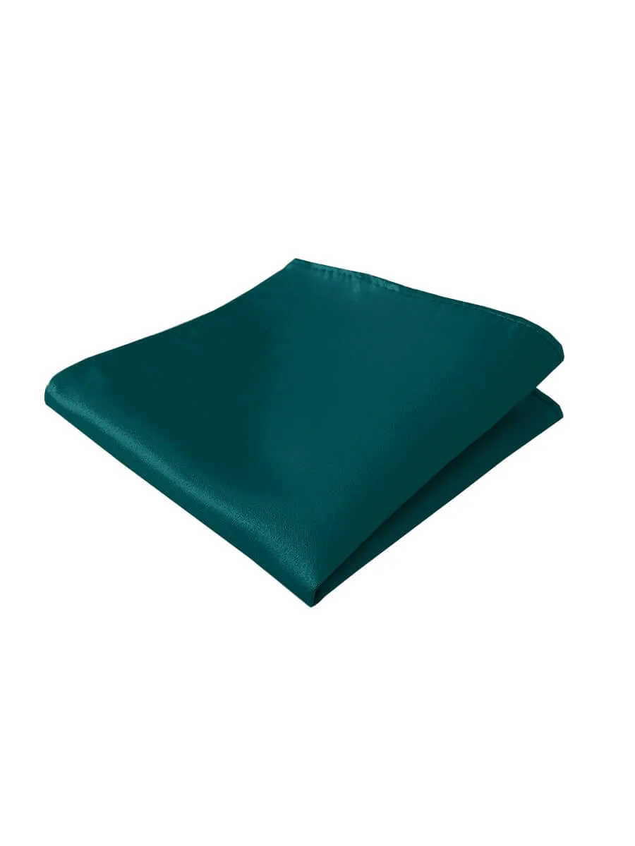 NZ Bridal Peacock Satin Pocket Square Men's Wedding Accessories