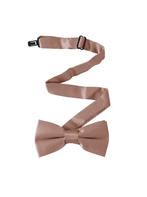 NZ Bridal Taupe Heavy Satin Bow Tie Men Wedding Accessories