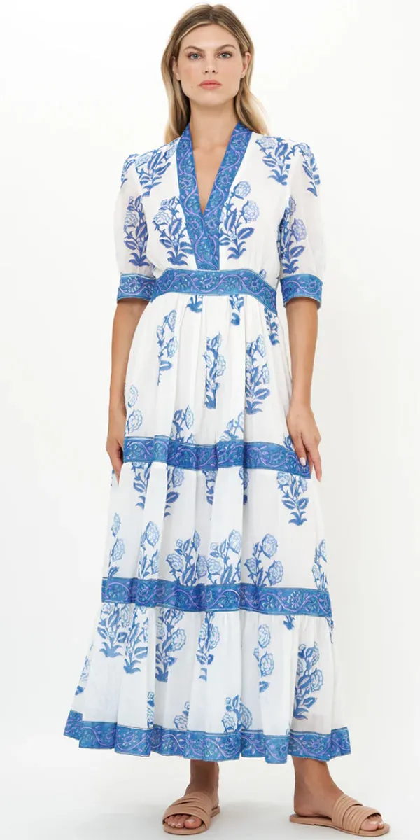 Oliphant Cuffed V-Neck Maxi