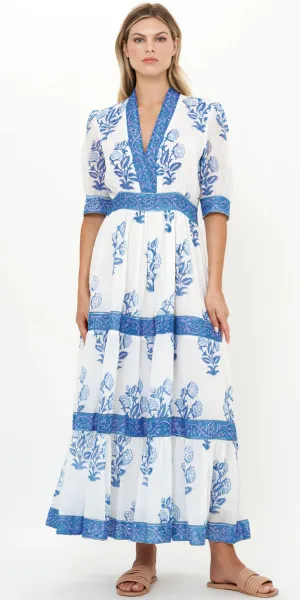 Oliphant Cuffed V-Neck Maxi