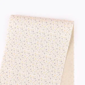 Optical Dot Cotton Poplin - Yellow Mix