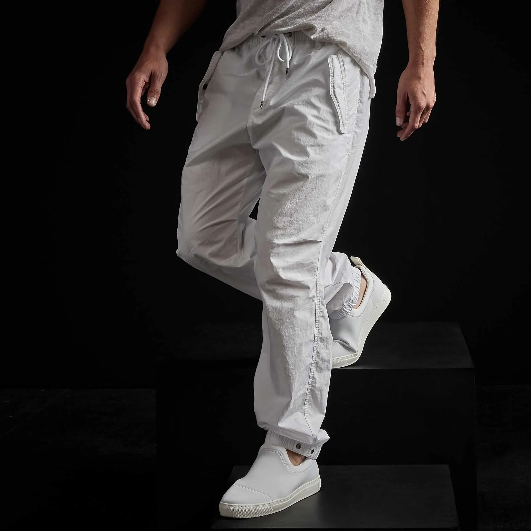 Parachute Flight Pant - White