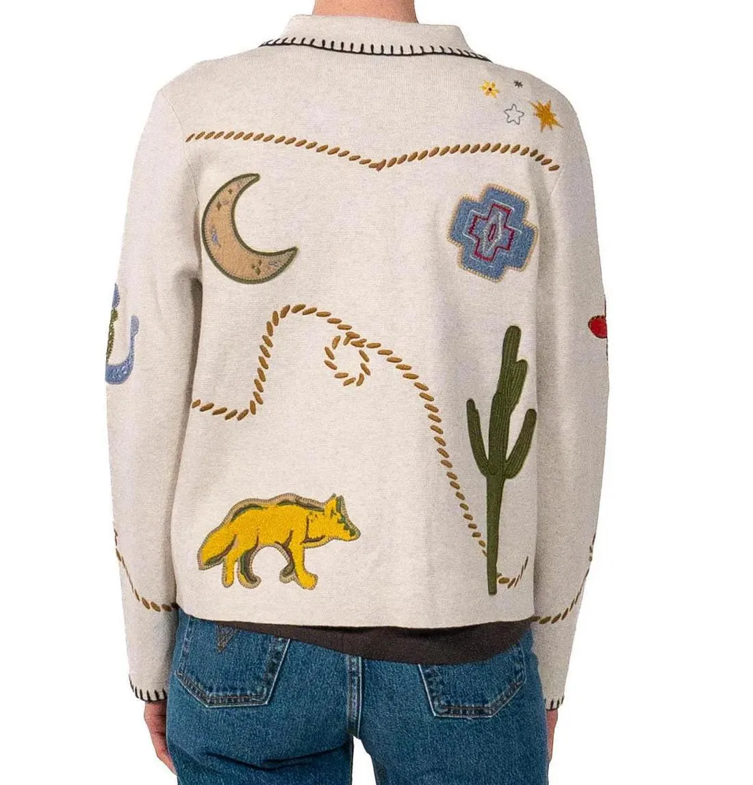 Pendleton Souvenir Cardigan Oatmeal Multi