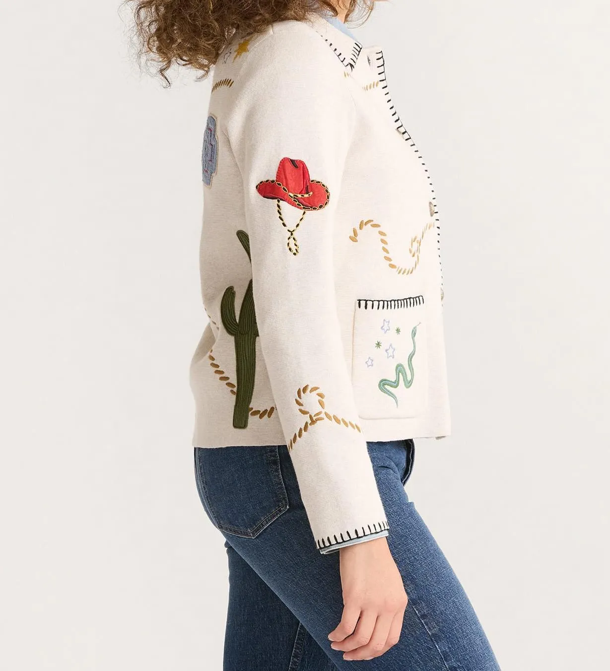Pendleton Souvenir Cardigan Oatmeal Multi